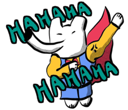 longnose hanaguma(American Comics Ver.) sticker #12927252