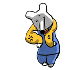 longnose hanaguma(American Comics Ver.) sticker #12927272