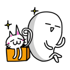 White-Man & Hakoiri-Cat 7