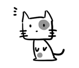 Cube face cat stickers sticker #12927846