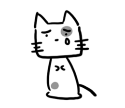 Cube face cat stickers sticker #12927848