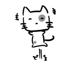 Cube face cat stickers sticker #12927854