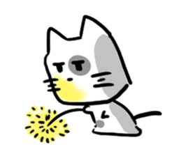 Cube face cat stickers sticker #12927855