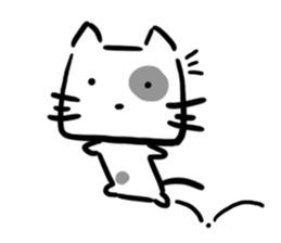 Cube face cat stickers sticker #12927859