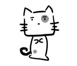 Cube face cat stickers sticker #12927861
