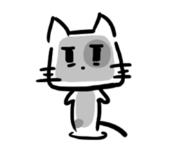 Cube face cat stickers sticker #12927864