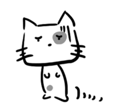 Cube face cat stickers sticker #12927872