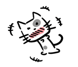 Cube face cat stickers sticker #12927875