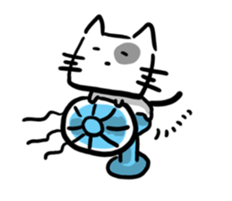Cube face cat stickers sticker #12927876