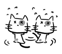 Cube face cat stickers sticker #12927877