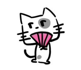 Cube face cat stickers sticker #12927878