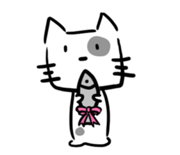 Cube face cat stickers sticker #12927879