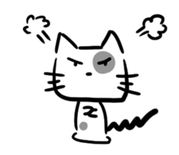Cube face cat stickers sticker #12927880