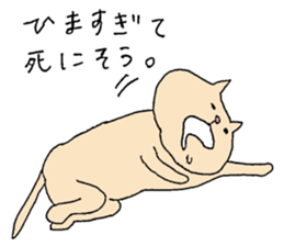 Funny cat Sticker. sticker #12927990