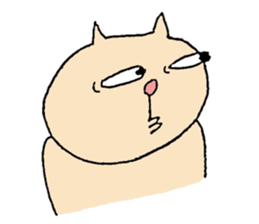 Funny cat Sticker. sticker #12928005