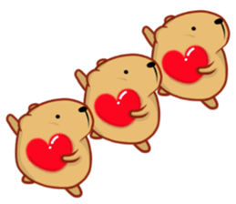 Kyapibara 10 sticker #12928154