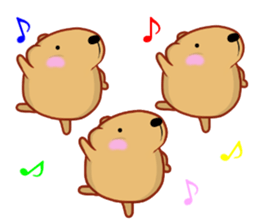 Kyapibara 10 sticker #12928159