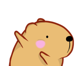 Kyapibara 10 sticker #12928169