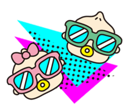 80's Fancy Sticker Part2 sticker #12928711