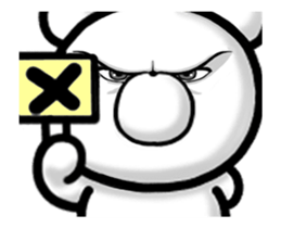 Move! Handsome bear & rabbit (overseas) sticker #12928752