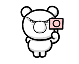 Move! Handsome bear & rabbit (overseas) sticker #12928753