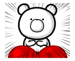 Move! Handsome bear & rabbit (overseas) sticker #12928757