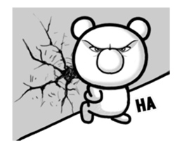 Move! Handsome bear & rabbit (overseas) sticker #12928766