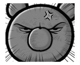 Move! Handsome bear & rabbit (overseas) sticker #12928771