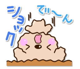 Friendly toy poodle sticker #12929702