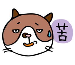 THE CAT - blood group is B sticker #12930435