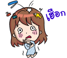 Nong Pla Tong : Cute Office Girl sticker #12930605