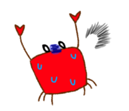 Mr.Crab&Mr.Pixie frog sticker #12930902