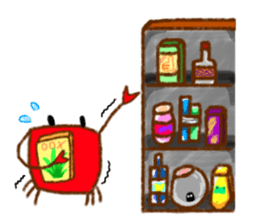 Mr.Crab&Mr.Pixie frog sticker #12930919