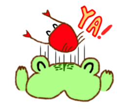 Mr.Crab&Mr.Pixie frog sticker #12930924