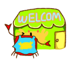 Mr.Crab&Mr.Pixie frog sticker #12930926