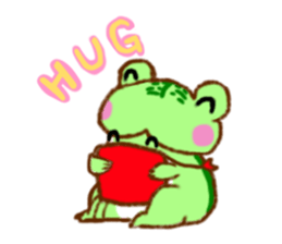 Mr.Crab&Mr.Pixie frog sticker #12930929