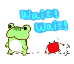 Mr.Crab&Mr.Pixie frog sticker #12930931
