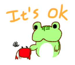 Mr.Crab&Mr.Pixie frog sticker #12930933
