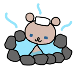 Rabbit & panda, sometimes a bear. sticker #12931600