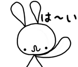 Rabbit & panda, sometimes a bear. sticker #12931602