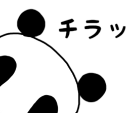 Rabbit & panda, sometimes a bear. sticker #12931606