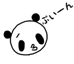 Rabbit & panda, sometimes a bear. sticker #12931612