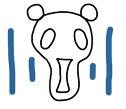 Rabbit & panda, sometimes a bear. sticker #12931619