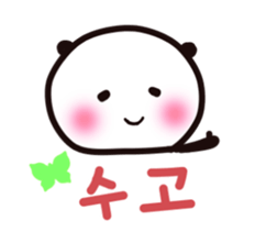 KOREAN PANDA1 sticker #12931713