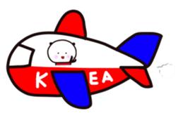 KOREAN PANDA1 sticker #12931748