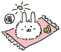 fluffy bunny Mofu-chan. sticker #12931798