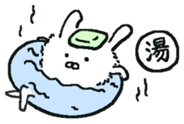 fluffy bunny Mofu-chan. sticker #12931802