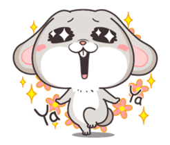 very miss rabbit"2" sticker #12932353