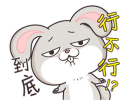 very miss rabbit"2" sticker #12932360