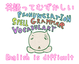 TravelingCat / Japanese and English sticker #12932516